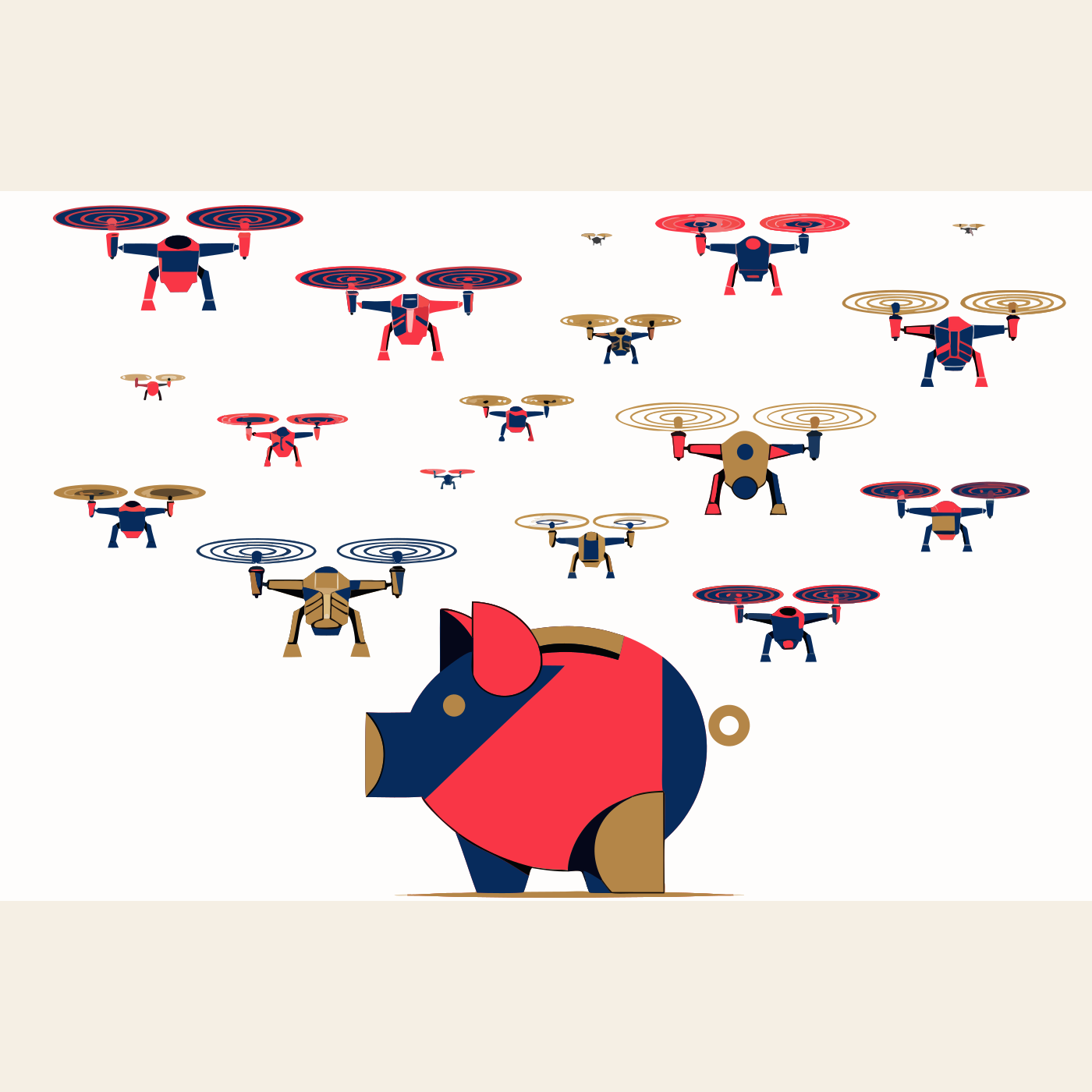 Drones Over the Piggy Bank [B1-Spanish] episode artwork